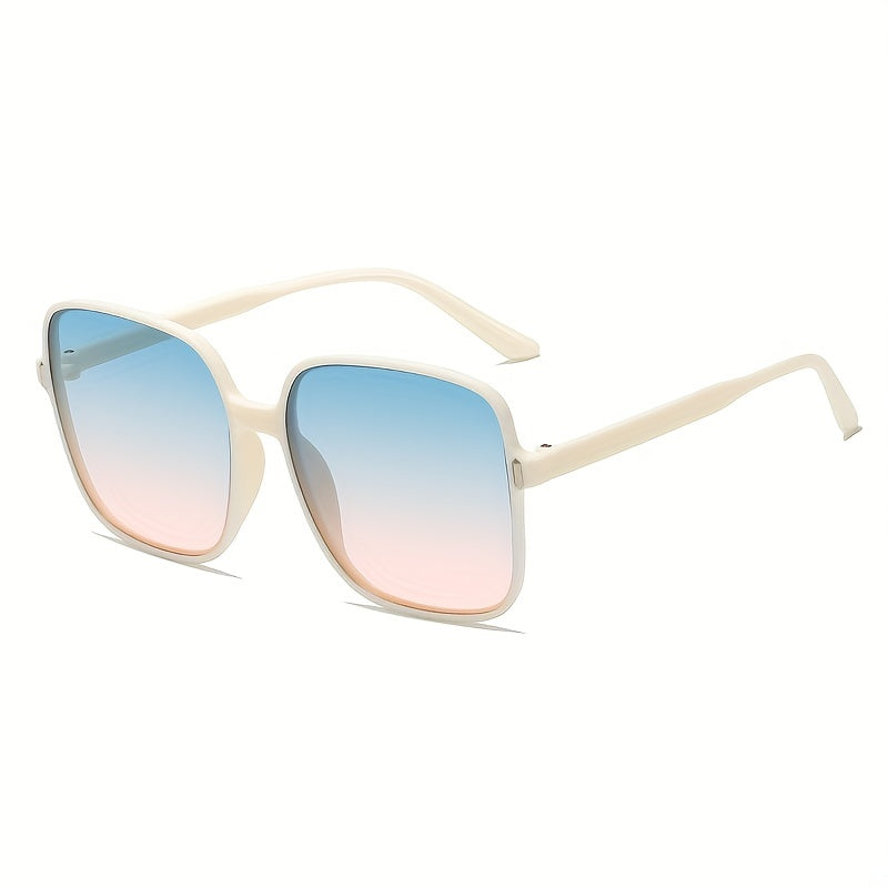 Men's Large Square Sunglasses UV Resistant for Beach Photography