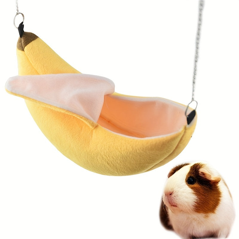 Banana Pet Hamster Rat Hammock - Small Animal Hanging Cage Nest