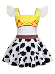 Girls Princess Costume Dress Birthday Party Outfit