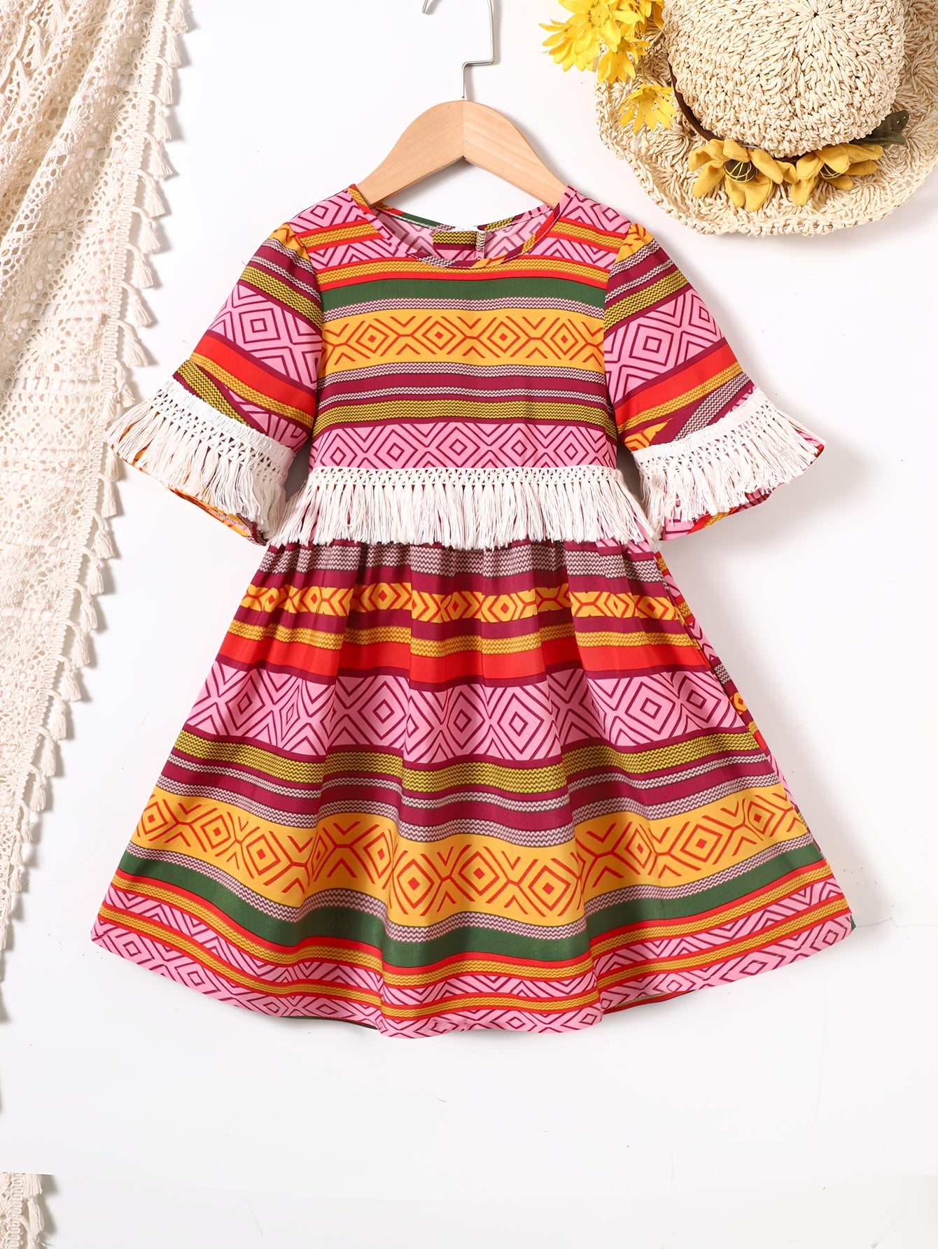 Girls Sleeveless Birthday Princess Dress Kids Summer Clothes