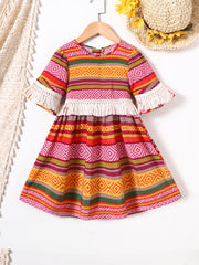 Girls Sleeveless Birthday Princess Dress Kids Summer Clothes