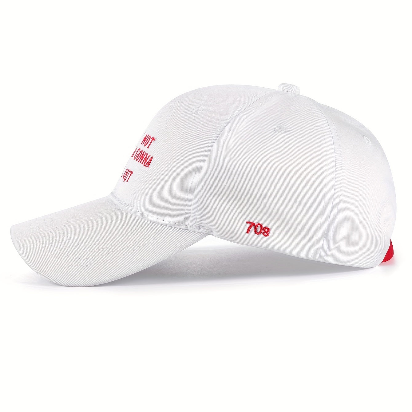 Letter Embroidery Cotton Baseball Cap Unisex Dad Hats Adjustable Casual Sun Hats