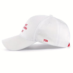 Letter Embroidery Cotton Baseball Cap Unisex Dad Hats Adjustable Casual Sun Hats