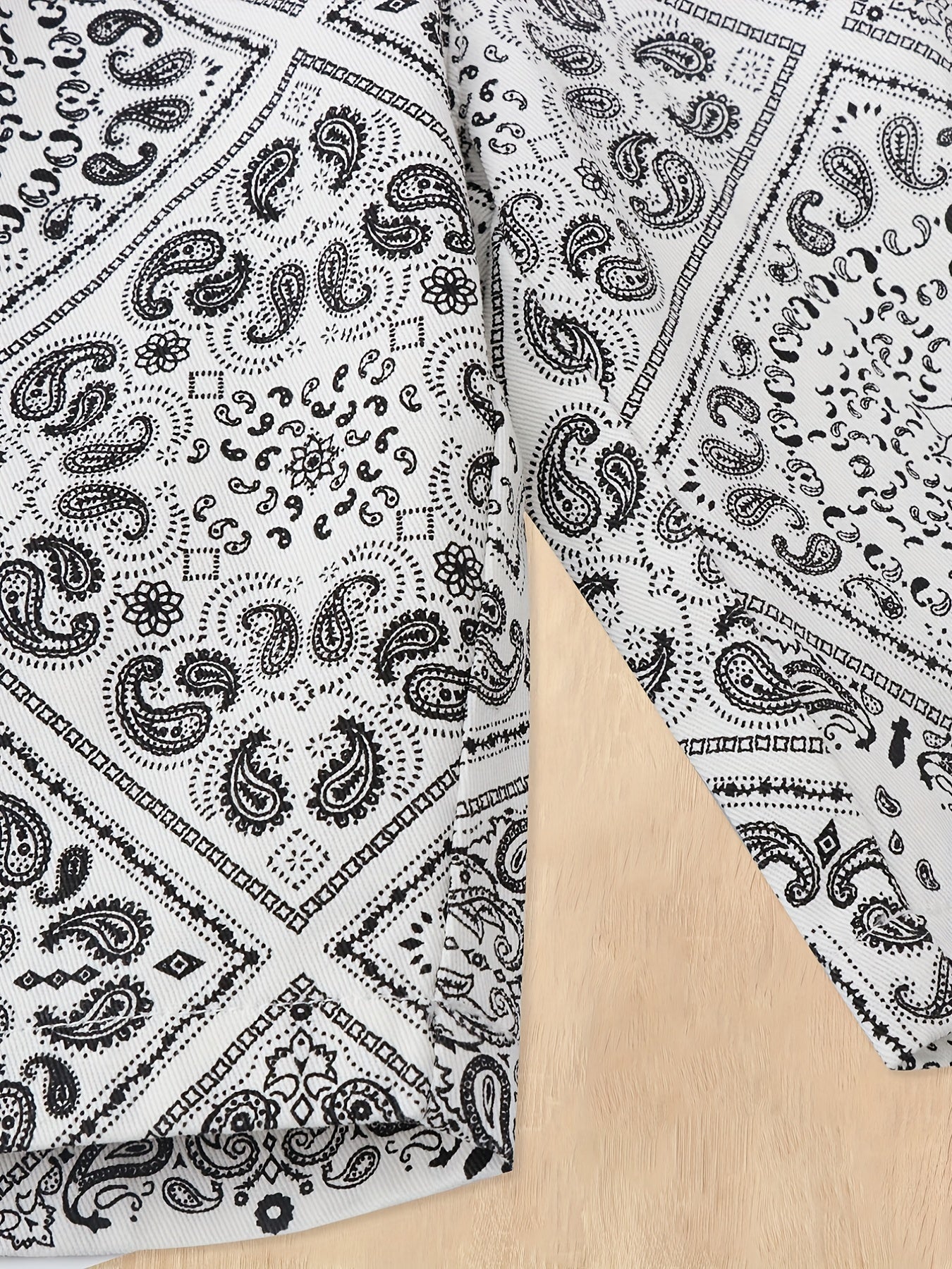 Boys Cotton Paisley Graphic Casual Shorts - Summer Style