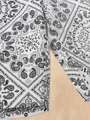 Boys Cotton Paisley Graphic Casual Shorts - Summer Style