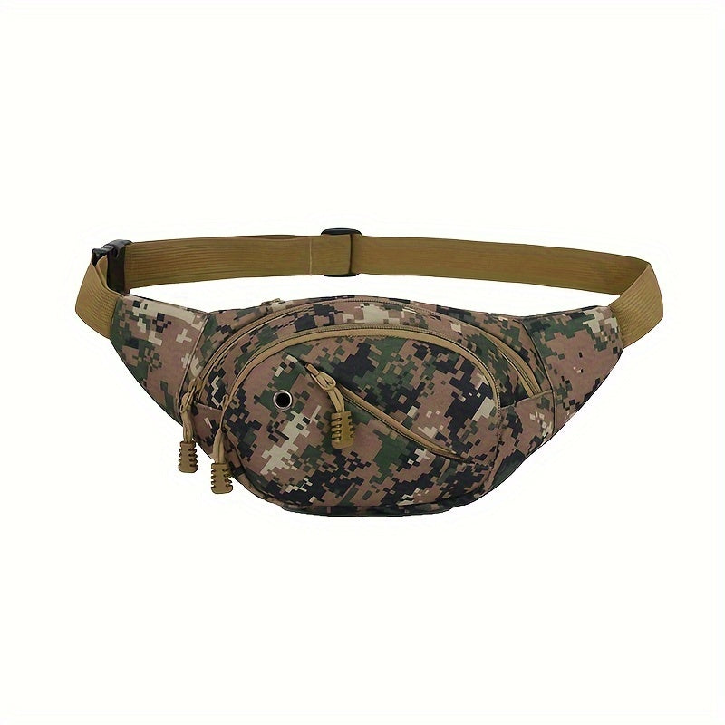 Waterproof Camo Waist Bag Chest Pack for Outdoor Camping Travel