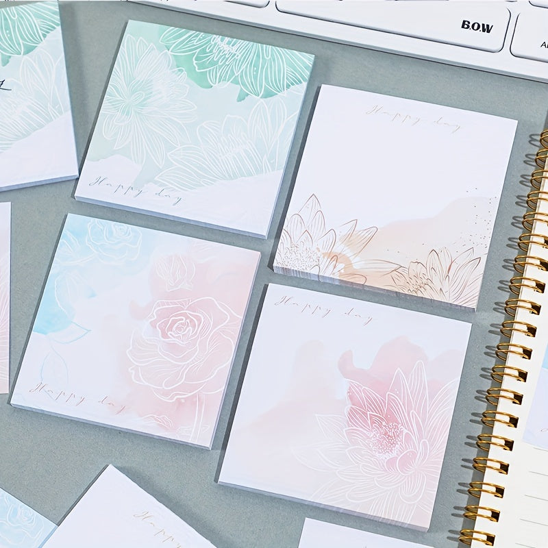 Flower Scenery Sticky Notes for Students