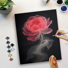 DIY Painting by Numbers Kit Flowers Novices Collection Christmas Birthday
