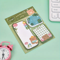 Cartoon Sticky Notes Creative Message Hand Account Memo Paper 1pc
