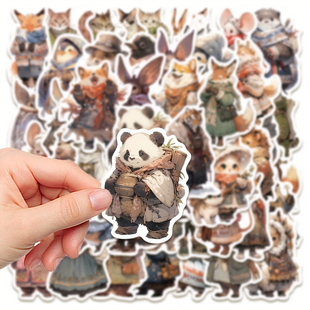 Winter Animal Series Stickers | Waterproof Vinyl for Laptops, Bottles