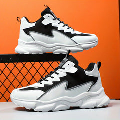 Men's Breathable Chunky Sneakers For Jogging Gym