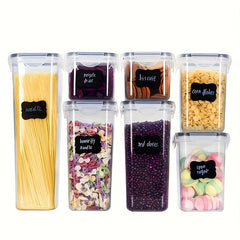 3pcs Airtight Food Storage Box With Lids Home Kitchen Decor