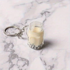 Cartoon Pearl Milk Tea Keychain Bag Pendant