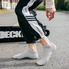10 Pairs Men's Sweat-Resistant Low Cut Socks