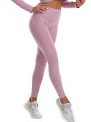 High Waist Seamless Yoga Leggings Stretch Running Fitness Gym Sport