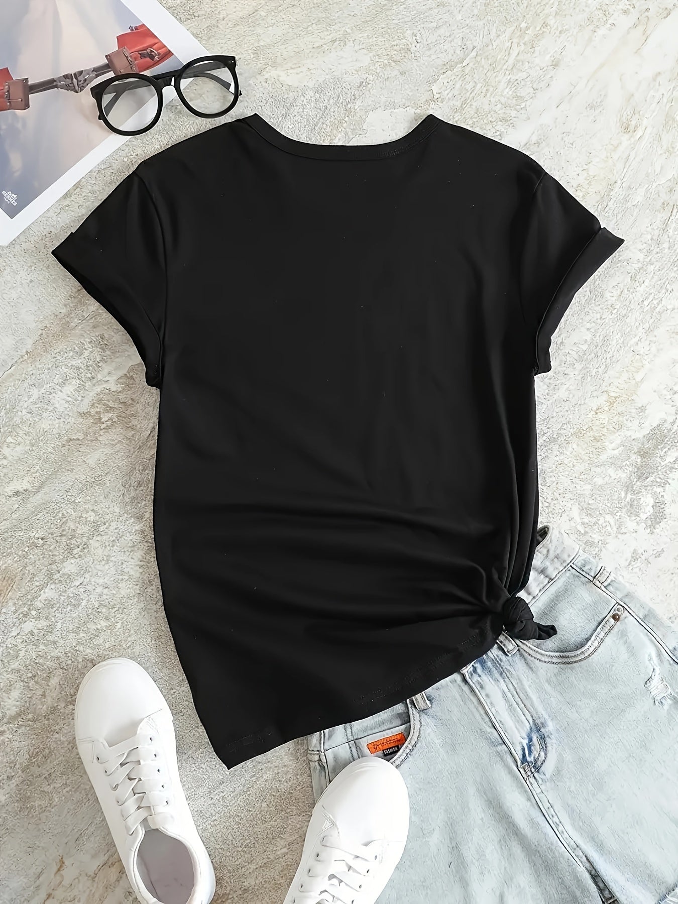 Letter Graphic Sports T-shirt Women's Activewear