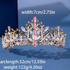 Girl's Princess Rhinestone Crown Tiara Fairy Birthday Hair Accessory