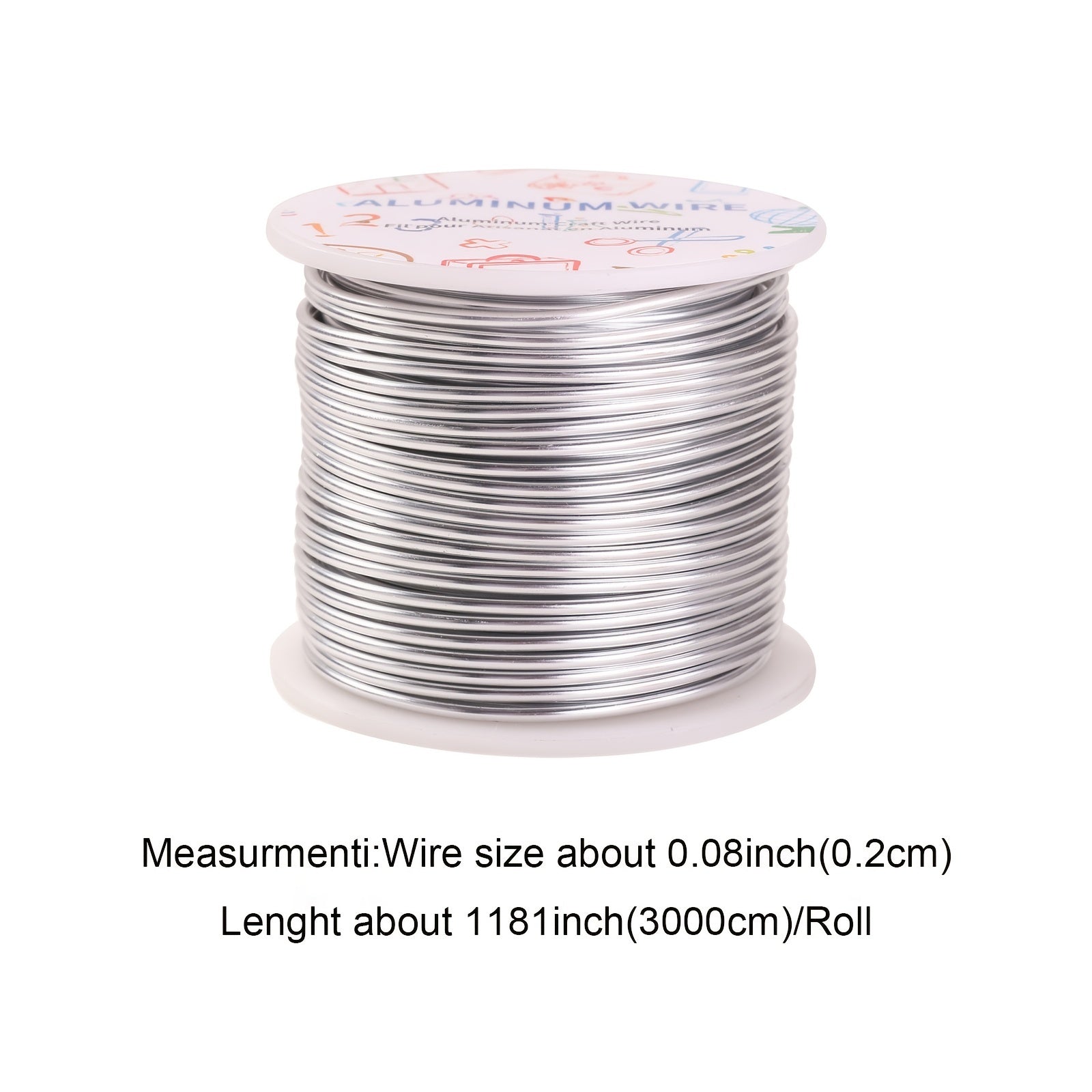 2mm Aluminum Wire Roll - 30 Meters, Jewelry Crafts Making