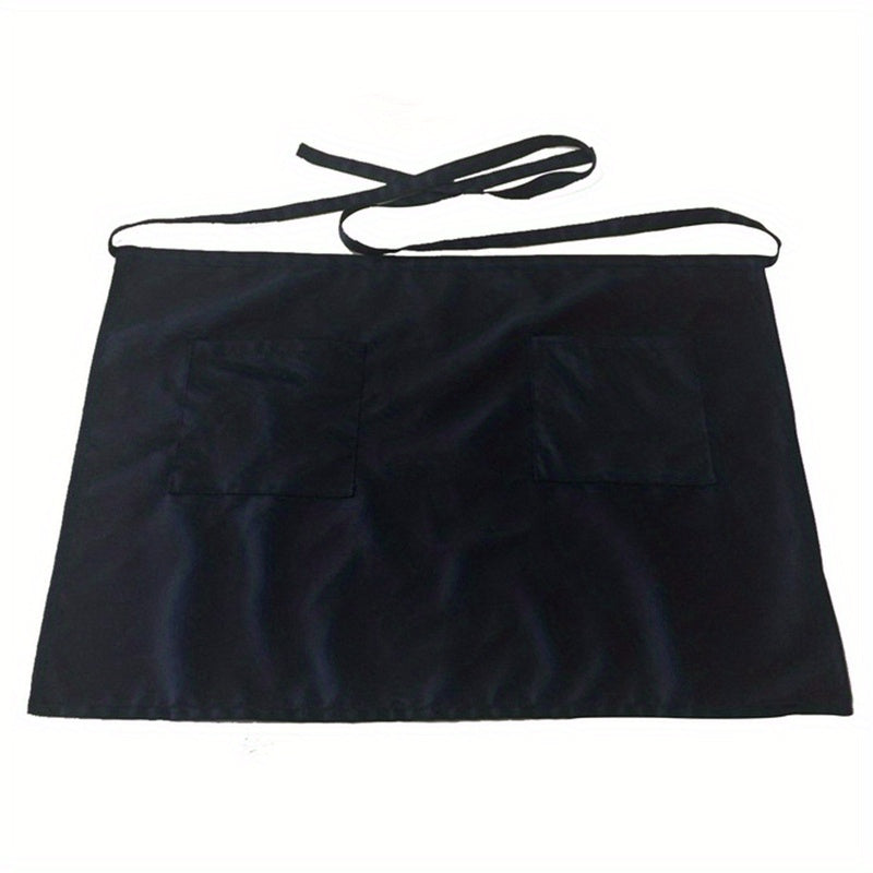 Polyester Half Short Apron Coffee Restaurant Bar Hotel Kitchen Supplies