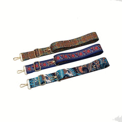 Vintage Pattern Wide Strap Lightweight Adjustable Durable Travel Accessories