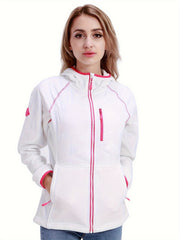 Women's Thermal Hooded Jacket for Mountaineering Hiking Sport
