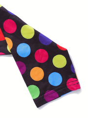Kid Girls Colorful Dots Print Leggings Slim Fit Sports Casual Tight Pants
