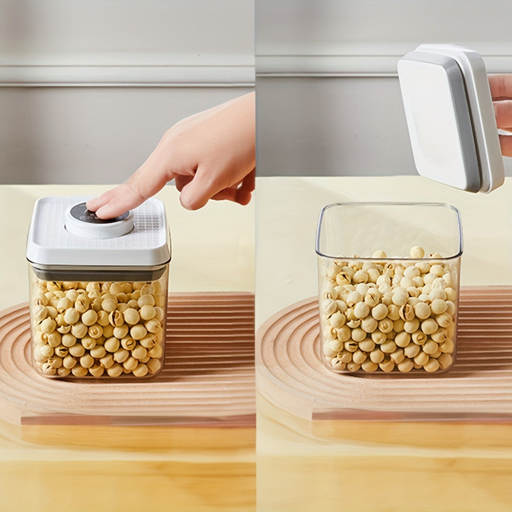 1Pc Food Storage Containers With Lids Candy Jars With Lids Transparent Food Jars