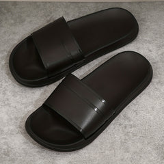 Women's Minimalist Pillow Slides Open Toe Non-slip Home Slides