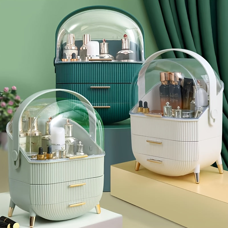 1pc Cosmetic Storage Box Drawer Dust-proof Skin Care Product Shelf