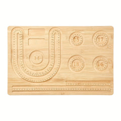 Wooden Hand String Plate DIY Beading Aids for Jewelry Making