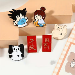 Cartoon Enamel Pin Brooch for Clothes Bags Jackets Hat