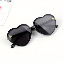 Kids Bee Heart Shaped Gradient Sunglasses for Party Dress Up