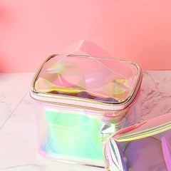 Waterproof Transparent Makeup Bag Zipper Cosmetic Organizer