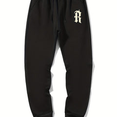 Men's Drawstring Sweatpants Loose Casual Comfy Jogger Pants