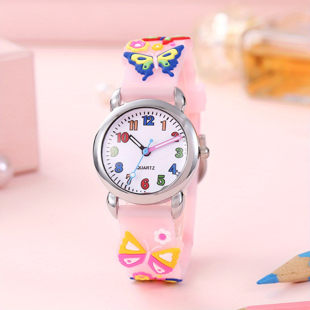 Children's Butterfly Strap Watch