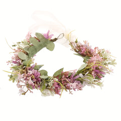 Kids' Simulated Rose Wreath Hair Accessories Set