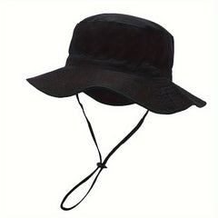 Summer Sun Hat Outdoor Drawstring Hat UV Protection Breathable Hat