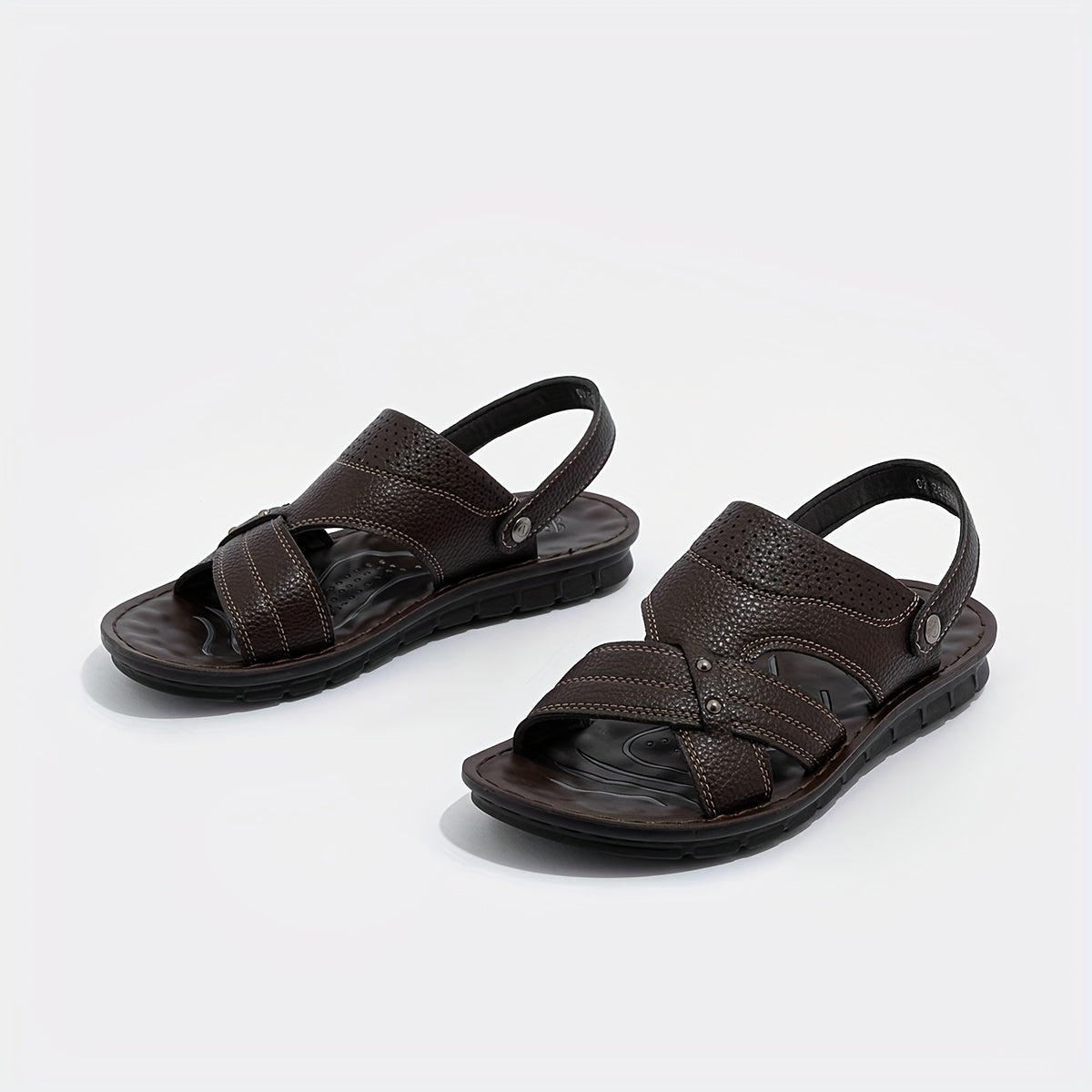 Men's Non Slip Sandals Wear resistant Comfy Beach Shoes Summer