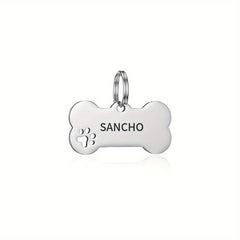 Engraved Dog Tag with Name and Phone - Custom Pet ID