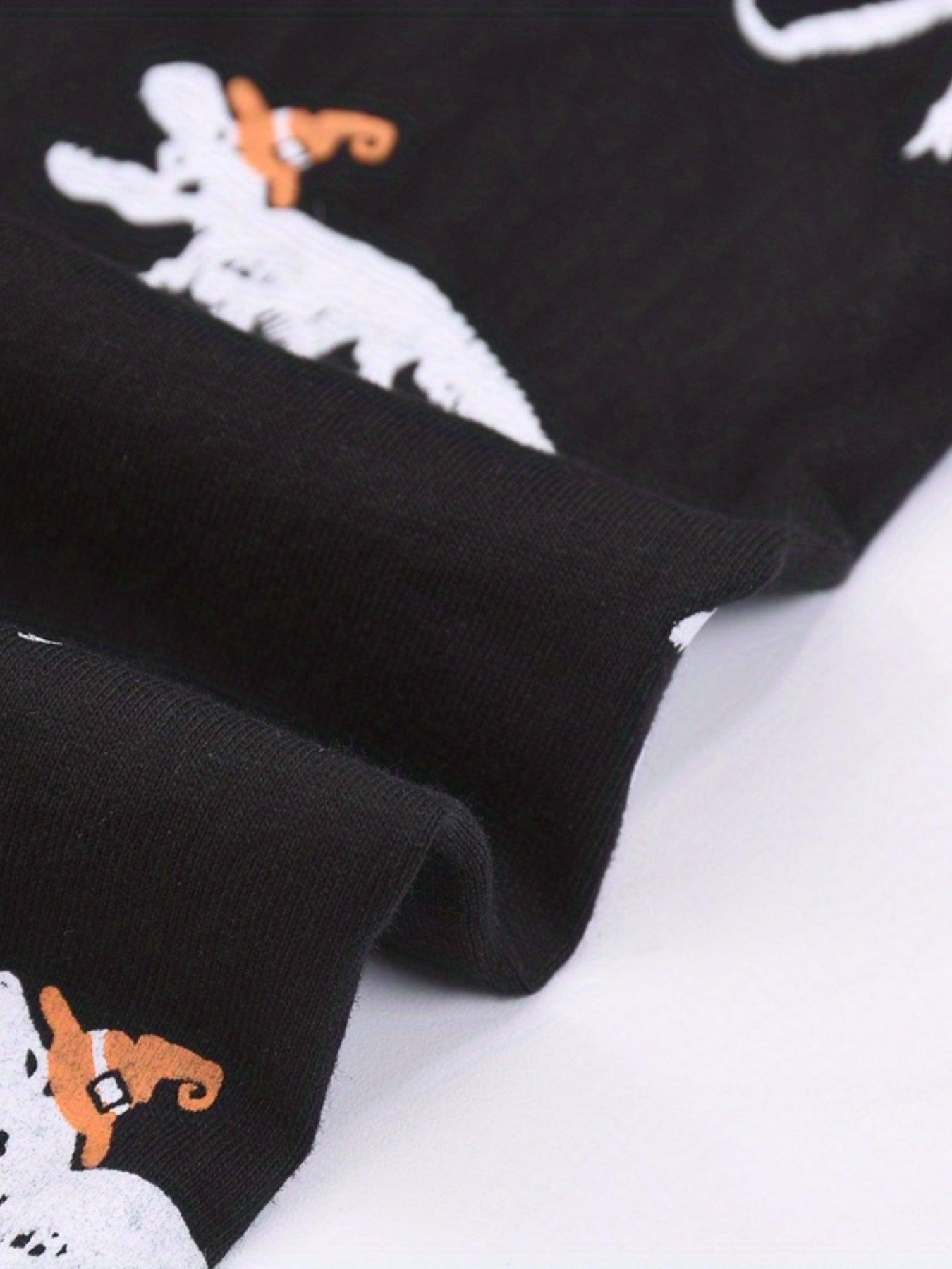 Halloween Pumpkin Print Boys Casual Pants