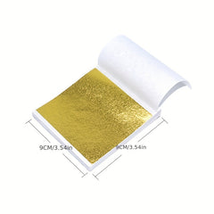 100pcs Silver Rose Leaf Art Paper for Gilding