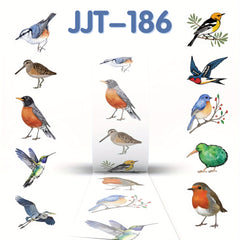 500pcs Bird Sticker Roll Bird Stickers Animal Stickers Bird Toys