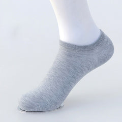 5 Pairs Women's Invisible Boat Socks Cotton Deodorant Sweat Absorbing