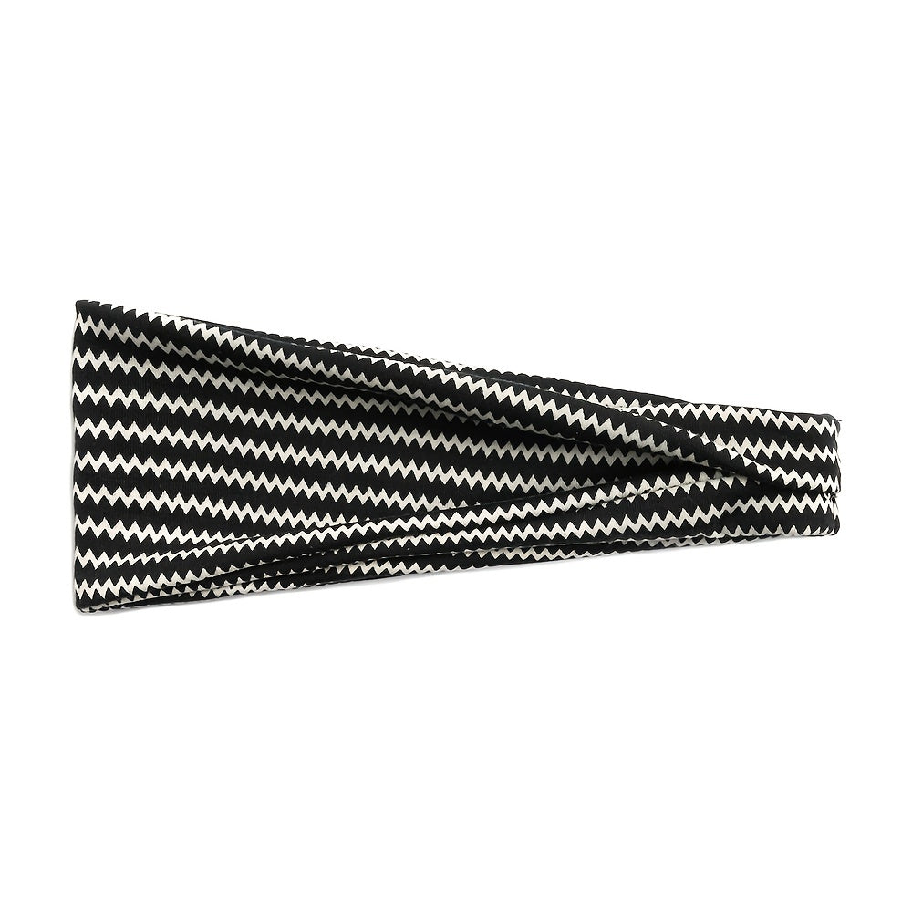 3pcs Leopard Print Soft Sports Headbands Non slip Breathable Yoga Elastic Headba