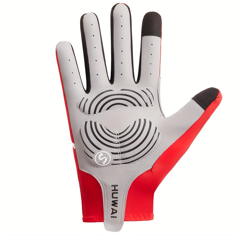 Outdoor Full Finger Gloves Non-slip Breathable Touch Screen Cycling Climbing