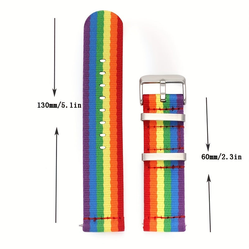 Colorful Nylon Braided Strap 20mm 22mm Watches
