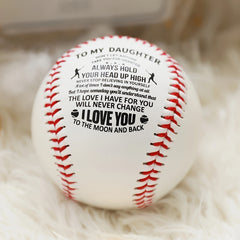 Personalized Baseball - Gift for Daughter - Size & Weight - Baseball Fan