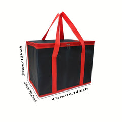 Portable Insulated Lunch Bag with Aluminum Foil Lining
