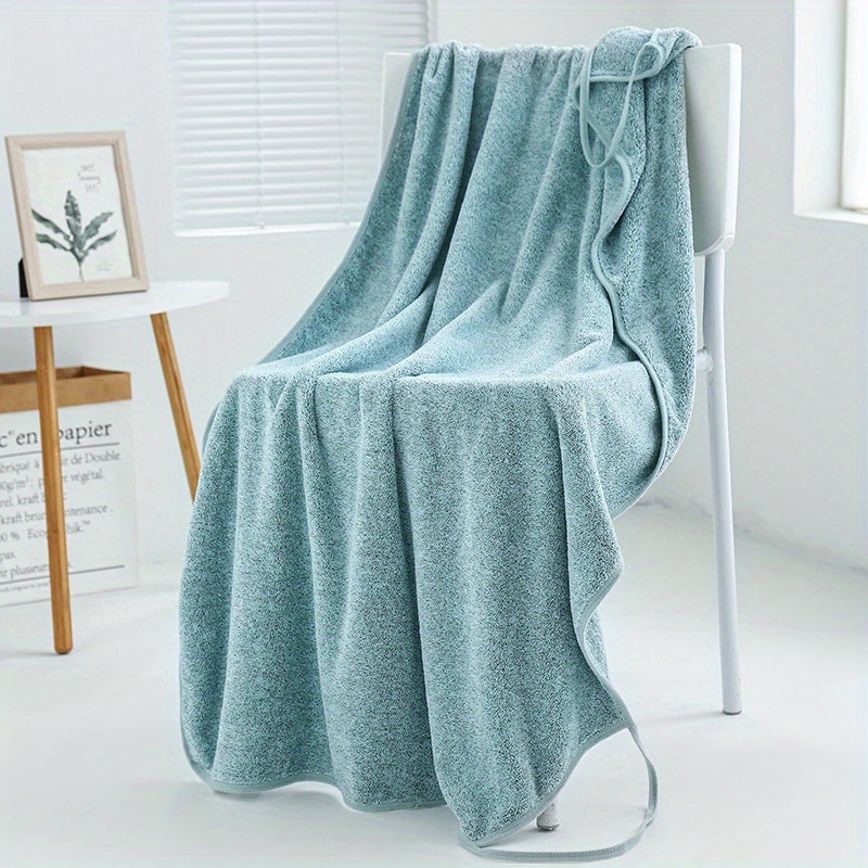 Women's Wearable Bath Towel Absorbent Bath Wrap Towel Bathrobes