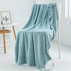 Women's Wearable Bath Towel Absorbent Bath Wrap Towel Bathrobes